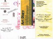 Raccolta di brochures, lettere, inviti